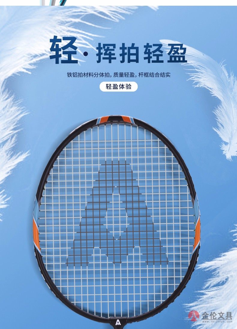安格耐特f2118黑色羽毛球拍